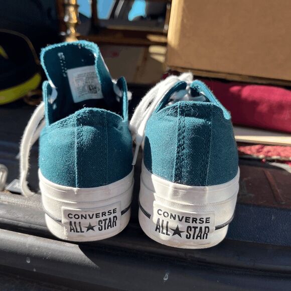 Converse Chuck Taylor All Star Lift Platform Sneakers Teal Size 6 2025 - Picture 6 of 8